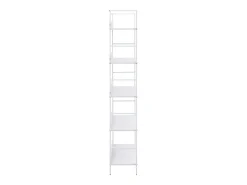 Estantería de 5 niveles aglomerado blanco 60x27,6x158,5 cm