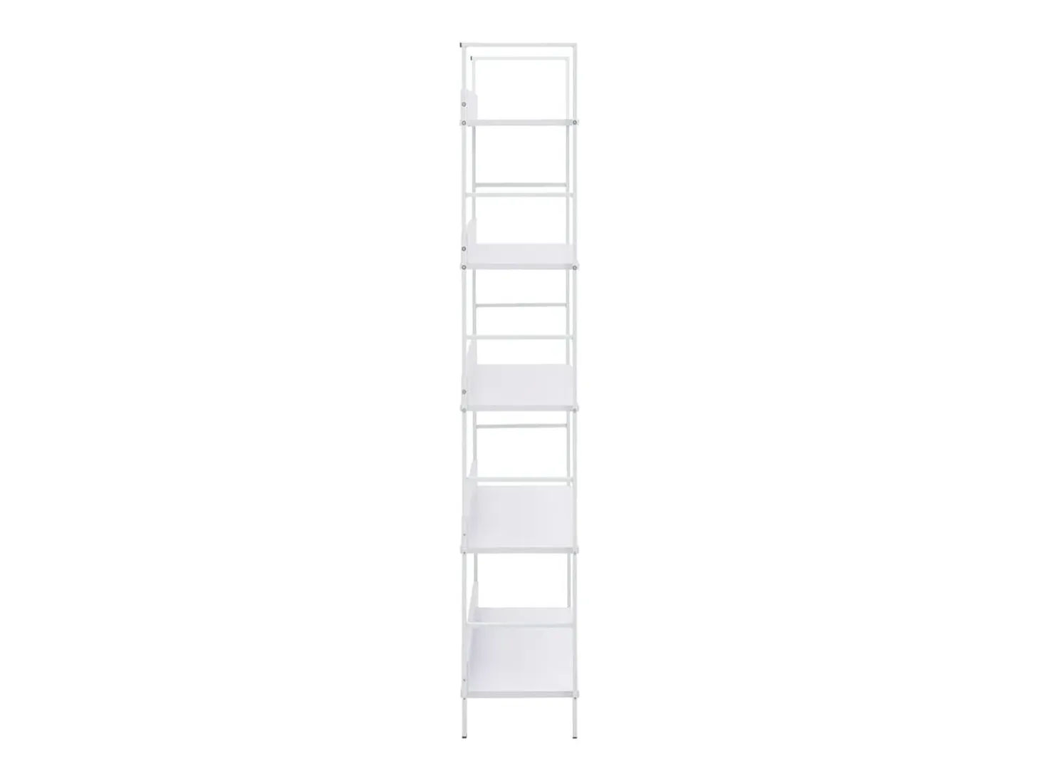 Estantería de 5 niveles aglomerado blanco 60x27,6x158,5 cm