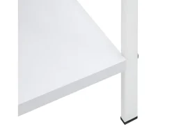 Estantería de 5 niveles aglomerado blanco 60x27,6x158,5 cm