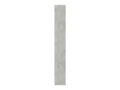 Estantería de 5 niveles contrachapada gris hormigón 40x24x175cm