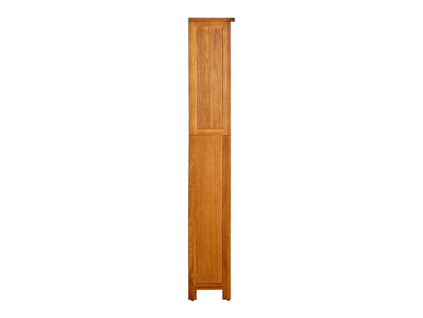 Estantería de 5 niveles de madera maciza de roble 70x22x140 cm