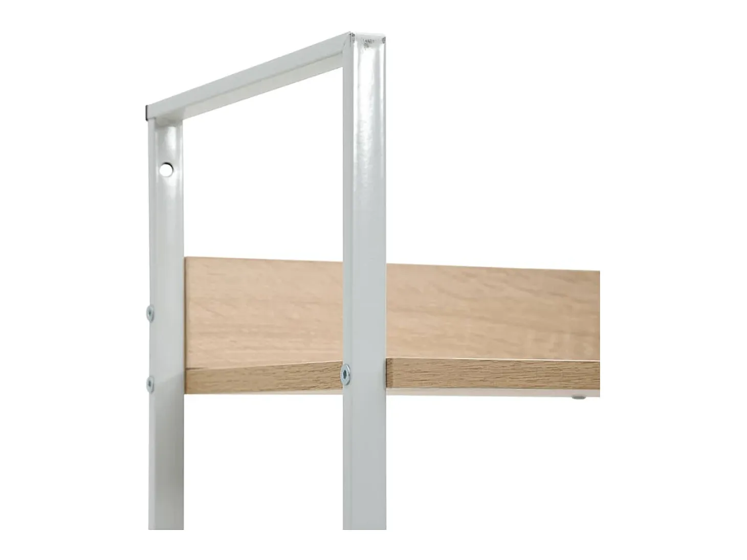 Estantería de 4 niveles madera ingeniería roble 60x27,6x124,5cm