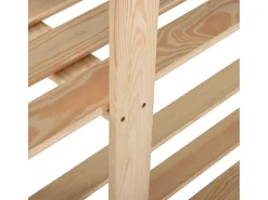Estantería de 5 niveles madera pino maciza 170x28,5x170 cm ES202185