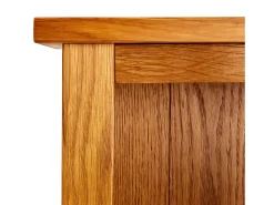 Estantería de 7 niveles madera maciza de roble 60x22x200 cm