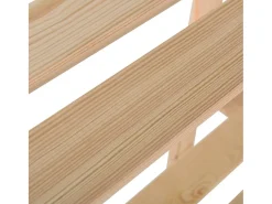 Estantería de 3 niveles madera pino maciza 60x28,5x90 cm ES741002
