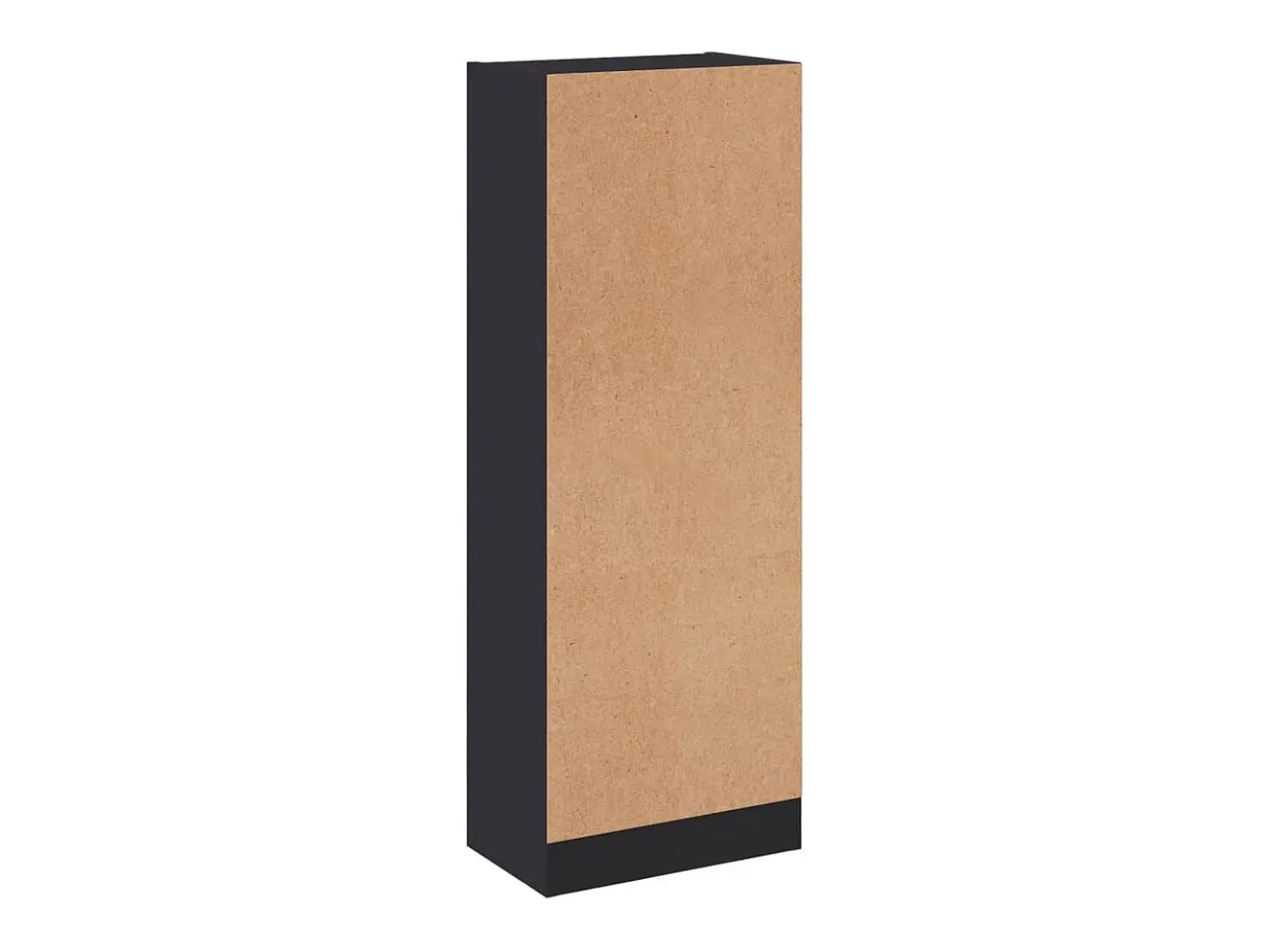 Estantería de 3 niveles madera contrachapada gris 40x24x108 cm