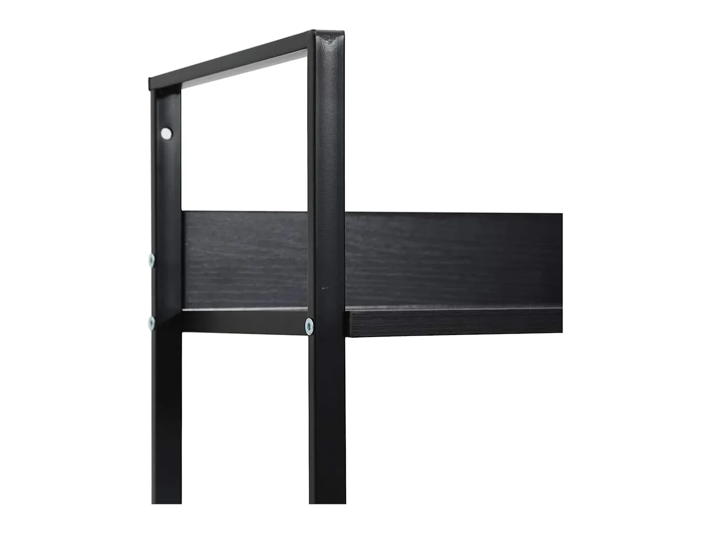 Estantería de 5 niveles madera ingeniería negro 60x27,6x158,5cm