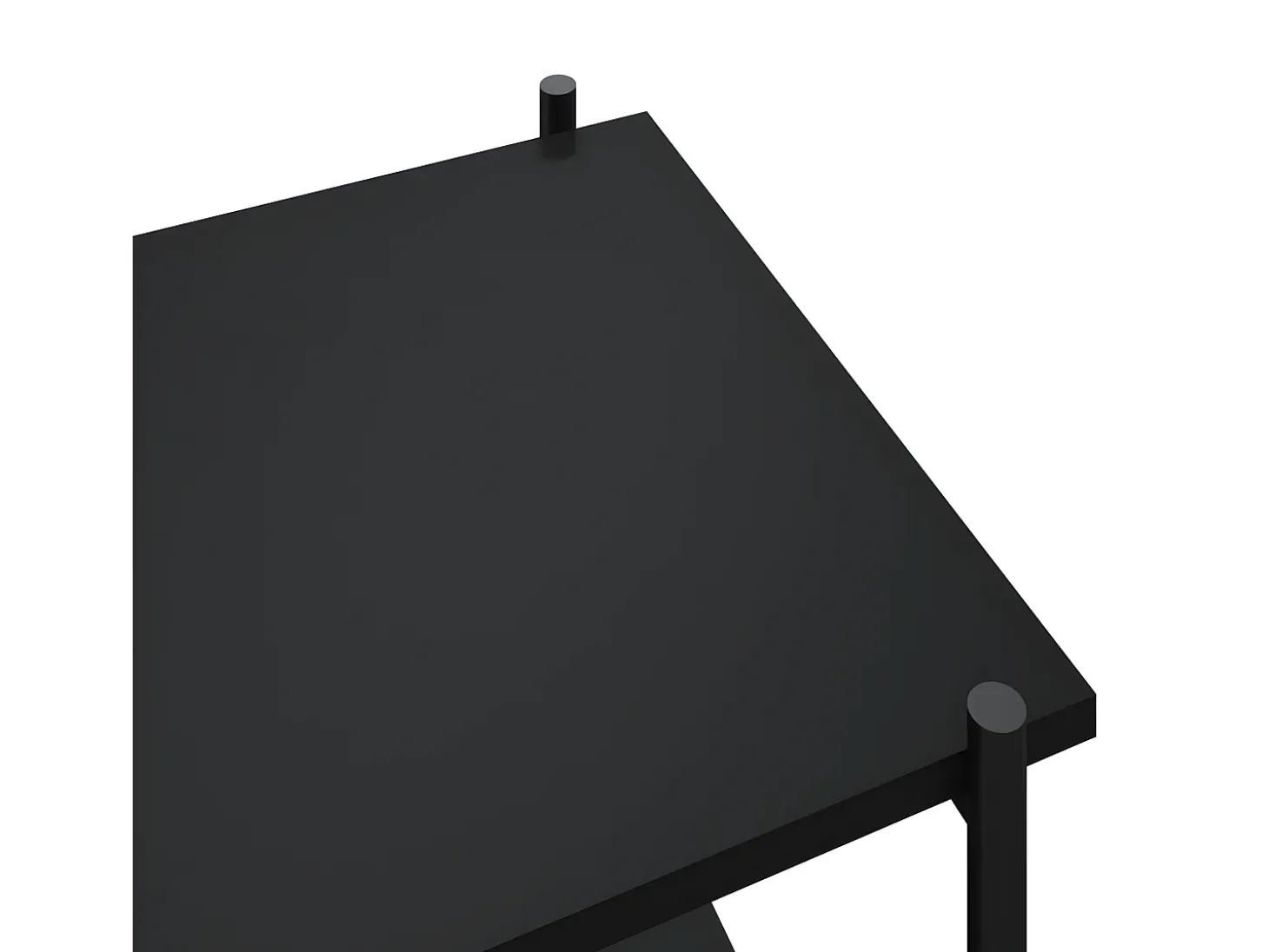 Estantería de 4 niveles negro 80x40x130 cm