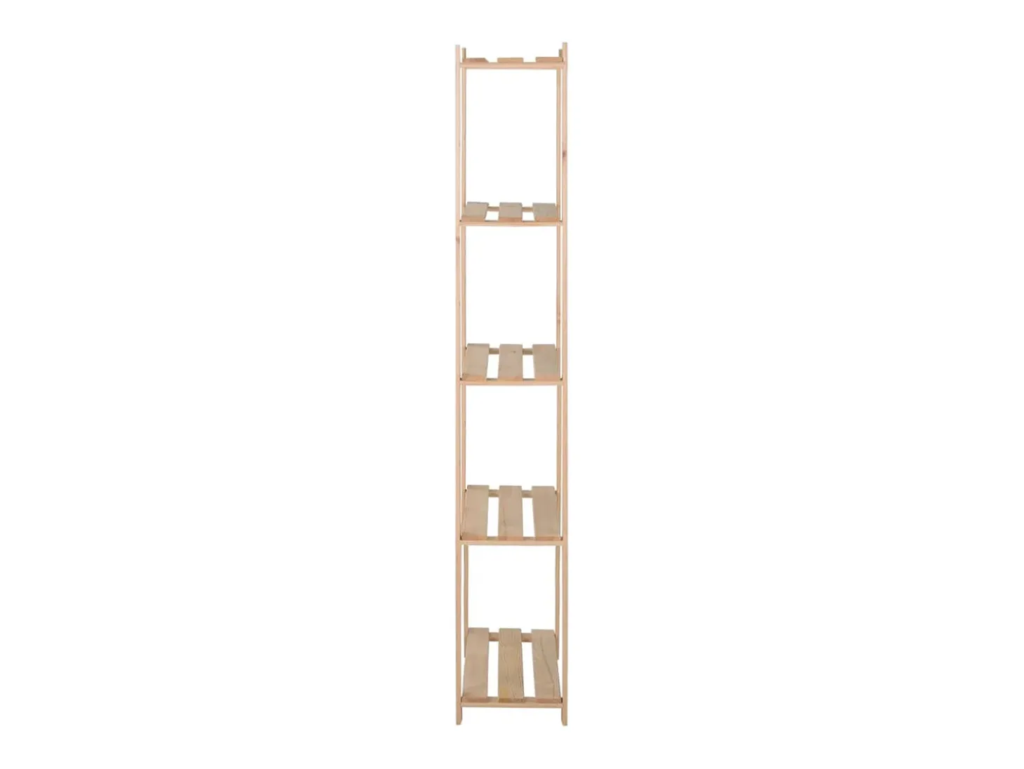 Estantería de almacenamiento de 5 niveles 170 cm madera maciza de pino 02_0000660
