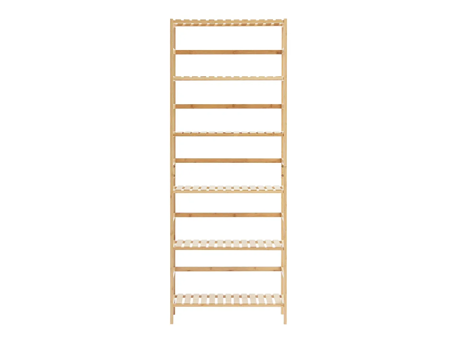 Estantería De Bambú De 6 Niveles SucceBuy, Estantería Tipo Escalera, Estante De Almacenamiento Rectangular