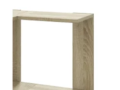 Estantería de esquina 5 niveles madera roble Sonoma 50x50x179cm