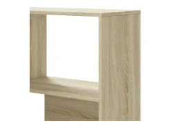 Estantería de esquina 4 niveles madera roble Sonoma 85x85x140cm
