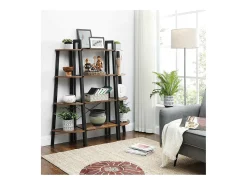 Estantería de esquina industrial de 4 niveles - L48,5 x H125 cm