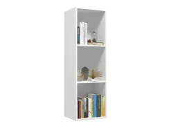 Estantería de libros/mueble TV madera contrachapada 36x30x114cm