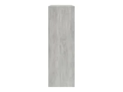 Estantería de madera contrachapada gris hormigón 60x24x74,5 cm
