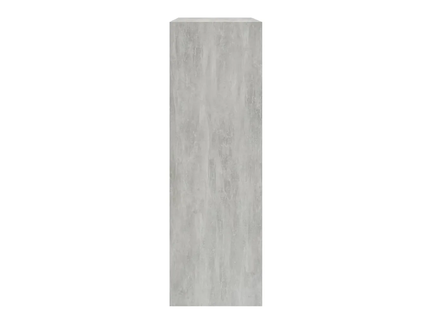 Estantería de madera contrachapada gris hormigón 60x24x74,5 cm