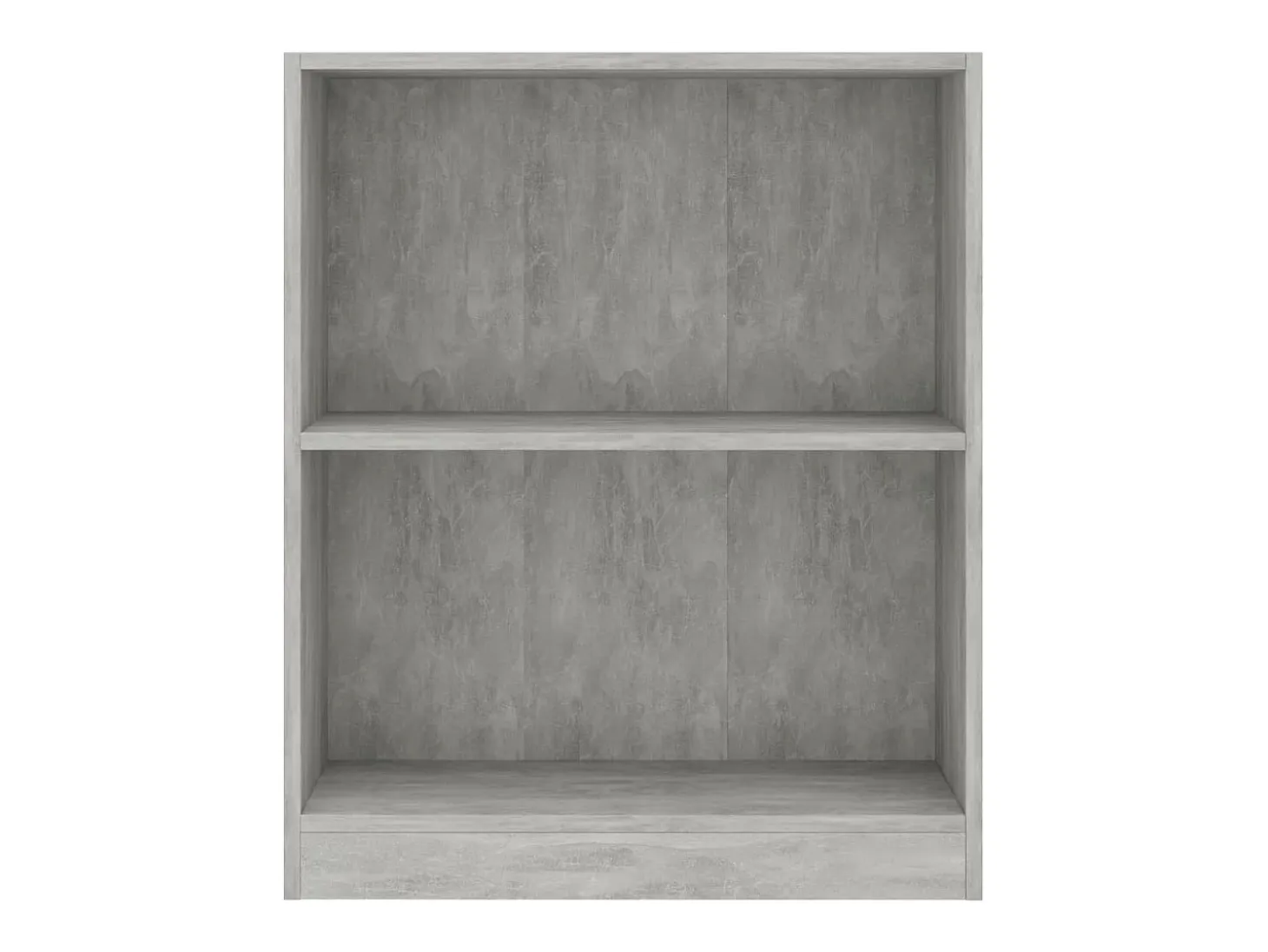 Estantería de madera contrachapada gris hormigón 60x24x74,5 cm