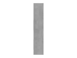 Estantería de madera contrachapada gris hormigón 60x35x180 cm