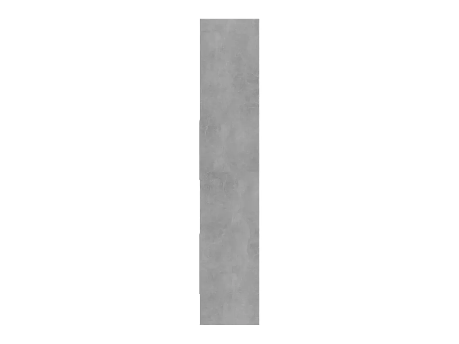 Estantería de madera contrachapada gris hormigón 60x35x180 cm