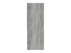 Estantería de madera contrachapada gris Sonoma 67x24x161 cm