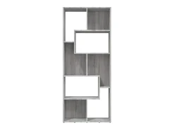 Estantería de madera contrachapada gris Sonoma 67x24x161 cm