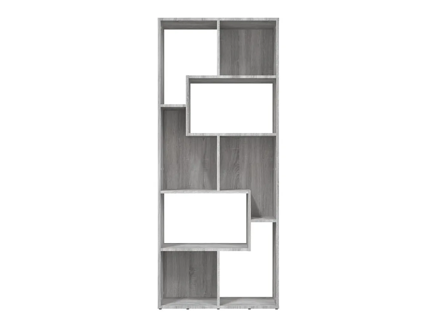 Estantería de madera contrachapada gris Sonoma 67x24x161 cm