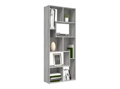 Estantería de madera contrachapada gris Sonoma 67x24x161 cm