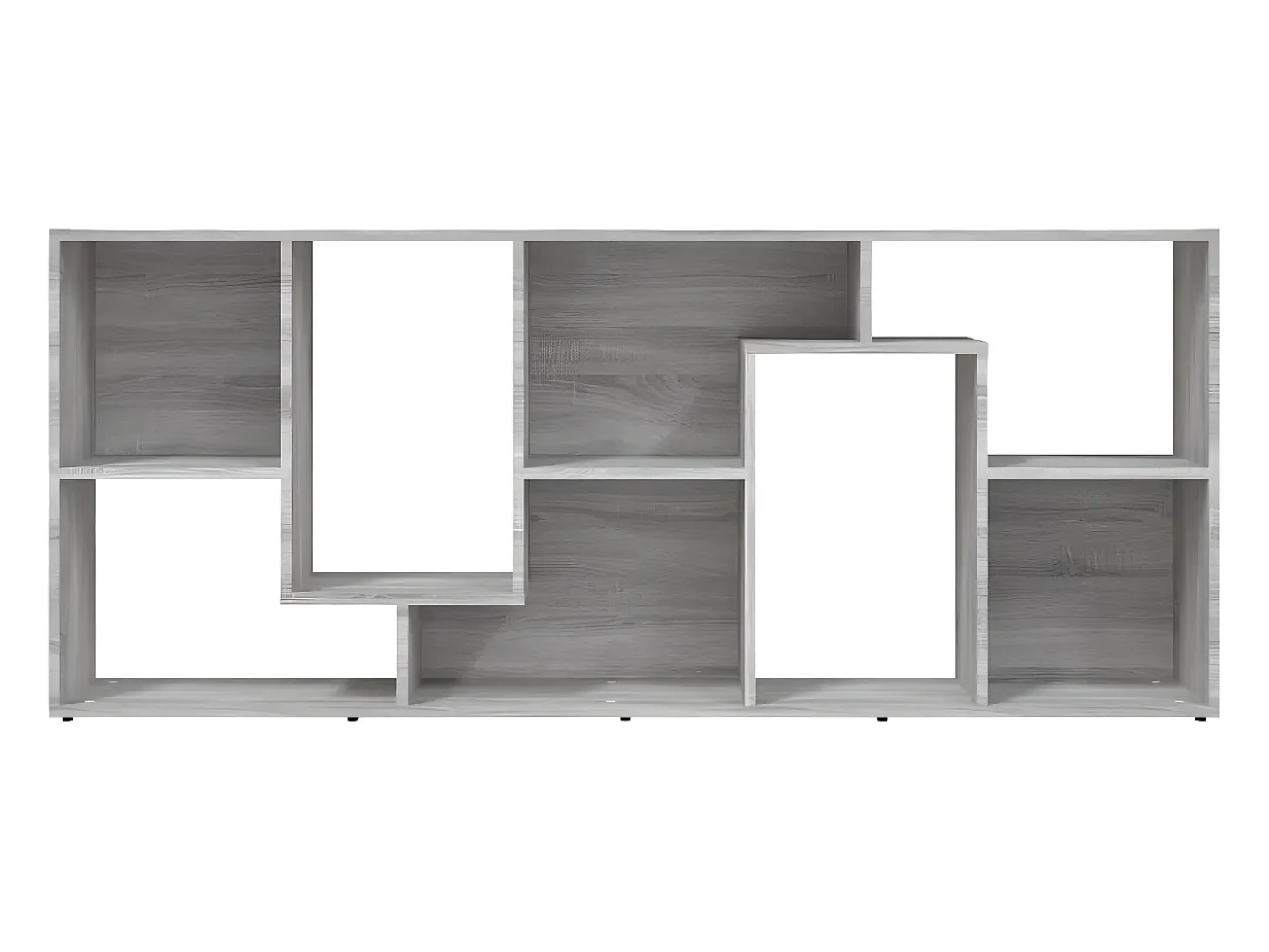 Estantería de madera contrachapada gris Sonoma 67x24x161 cm