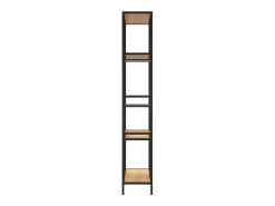 Estantería de madera contrachapada y acero 80x30x180 cm ES287217