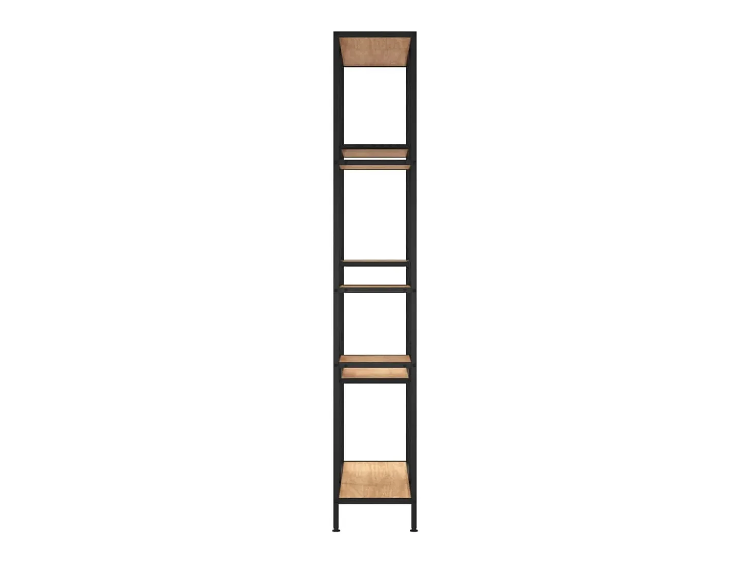 Estantería de madera contrachapada y acero 80x30x180 cm ES287217