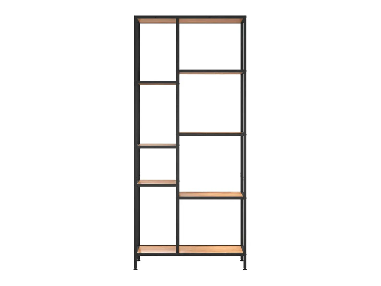 Estantería de madera contrachapada y acero 80x30x180 cm ES287217