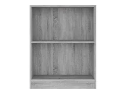 Estantería de madera contrachapada gris Sonoma 60x24x74,5 cm
