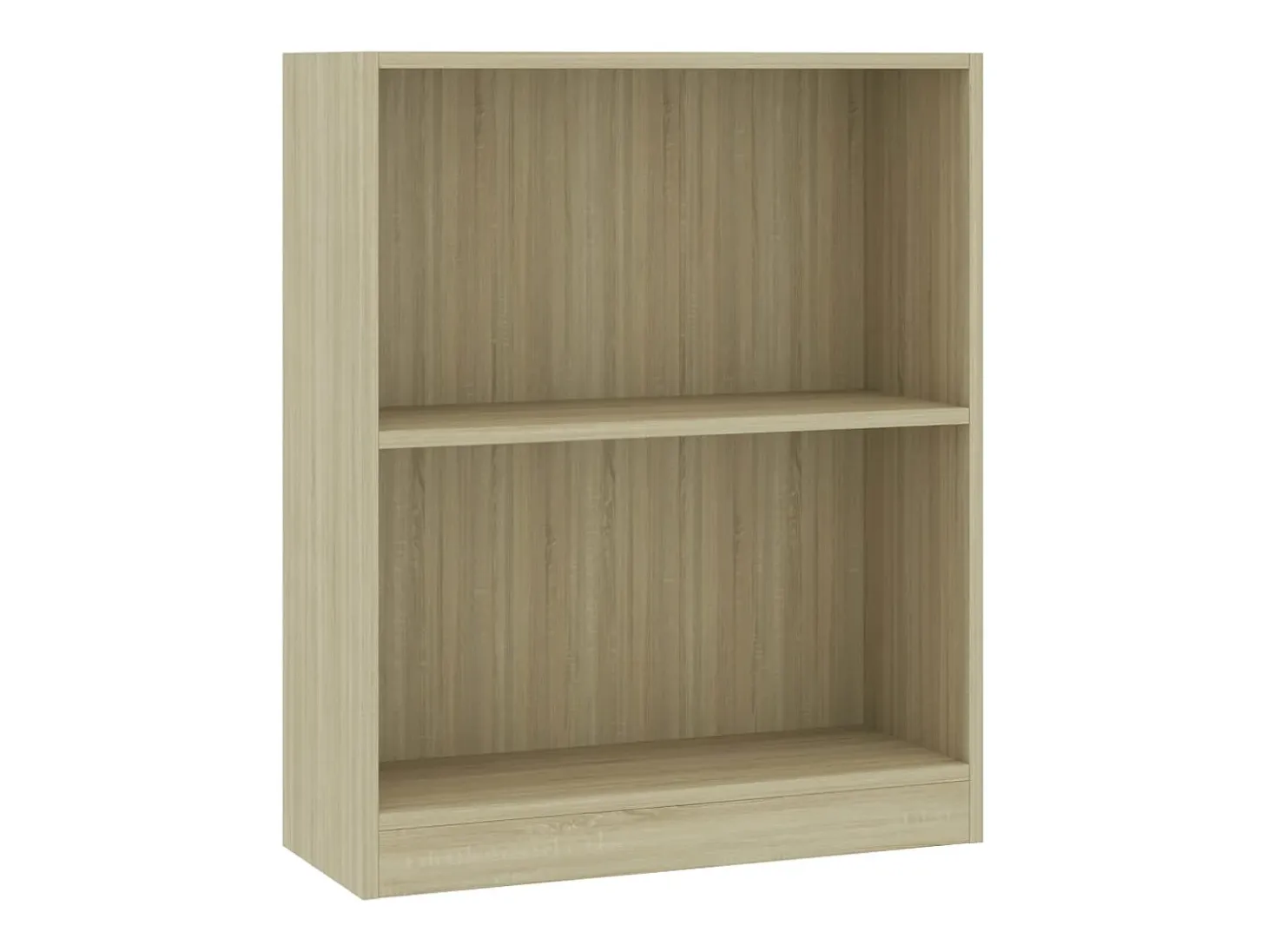 Estantería de madera contrachapada color roble 60x24x74,5 cm