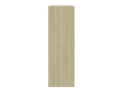 Estantería de madera contrachapada color roble 60x24x74,5 cm