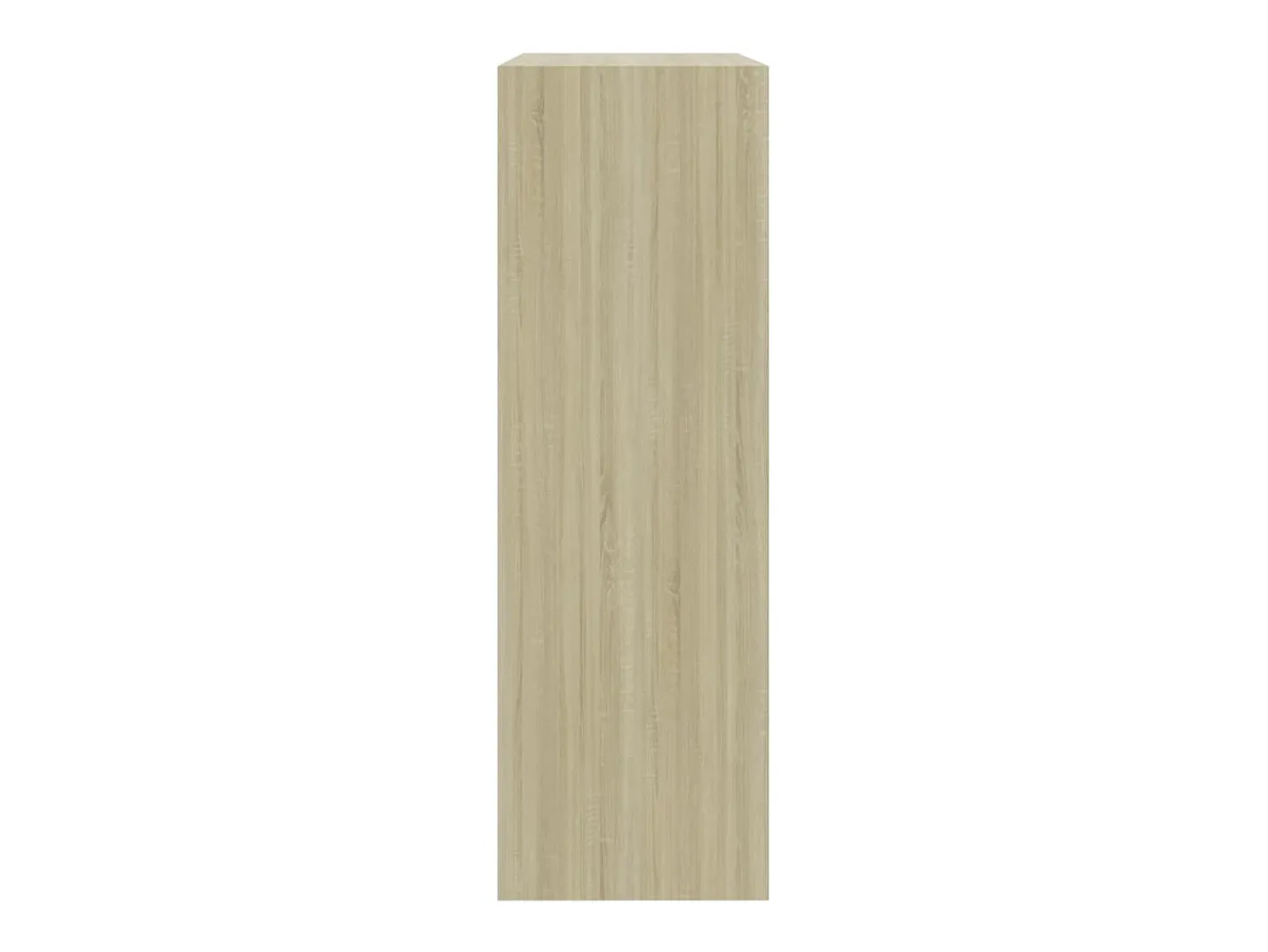 Estantería de madera contrachapada color roble 60x24x74,5 cm