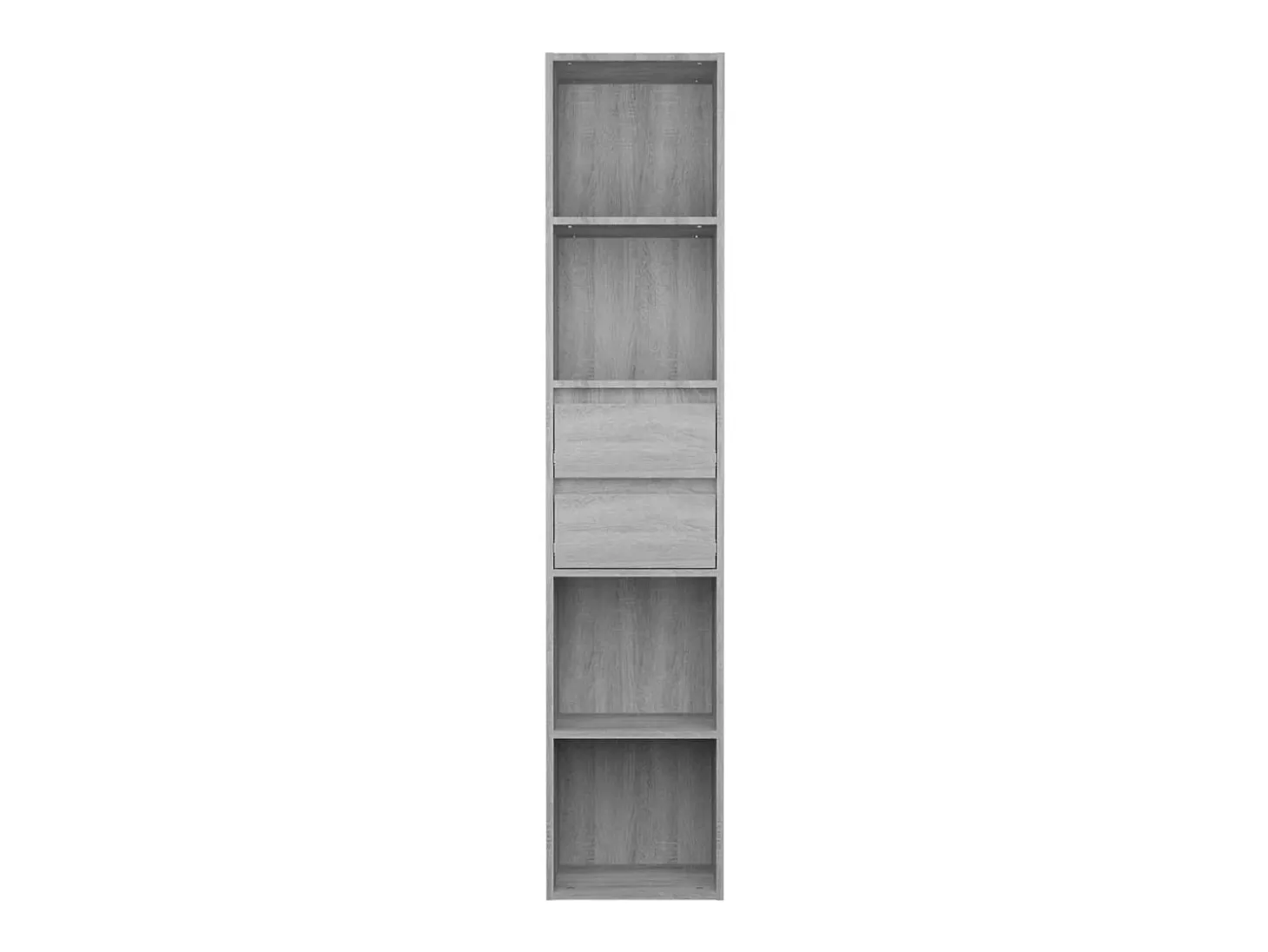 Estantería de madera contrachapada gris Sonoma 36x30x171 cm