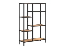 Estantería de madera contrachapada y acero 80x30x120 cm ES724487