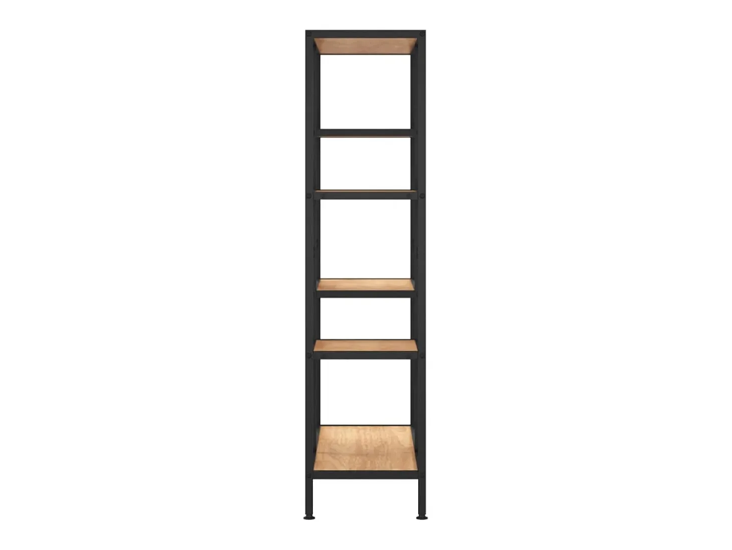 Estantería de madera contrachapada y acero 80x30x120 cm ES724487