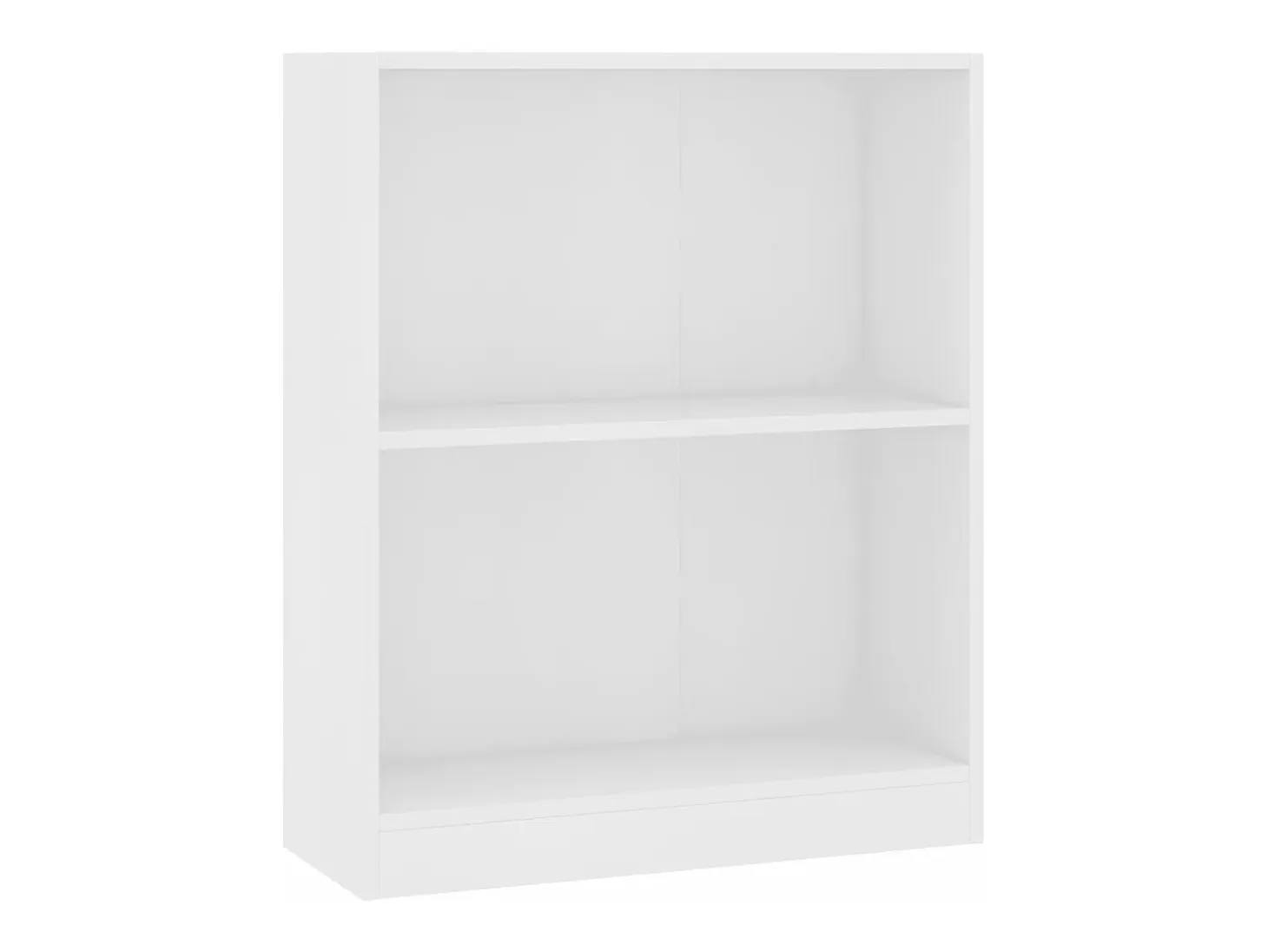 Estantería de madera contrachapada blanco 60x24x74,5 cm