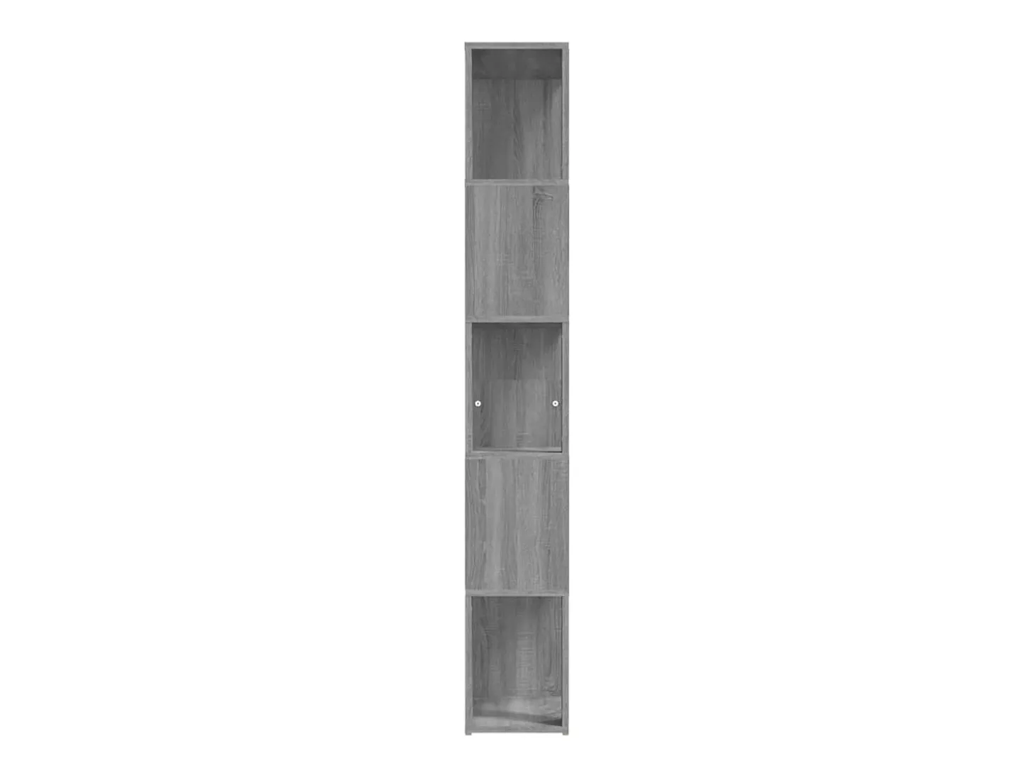 Estantería de madera contrachapada gris Sonoma 45x24x160 cm