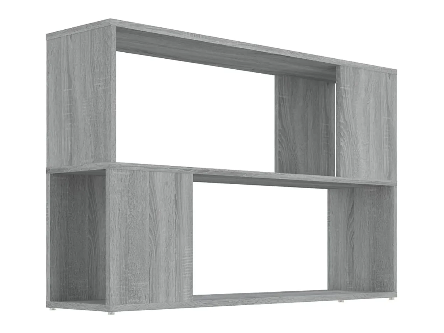 Estantería de madera contrachapada gris Sonoma 100x24x63 cm