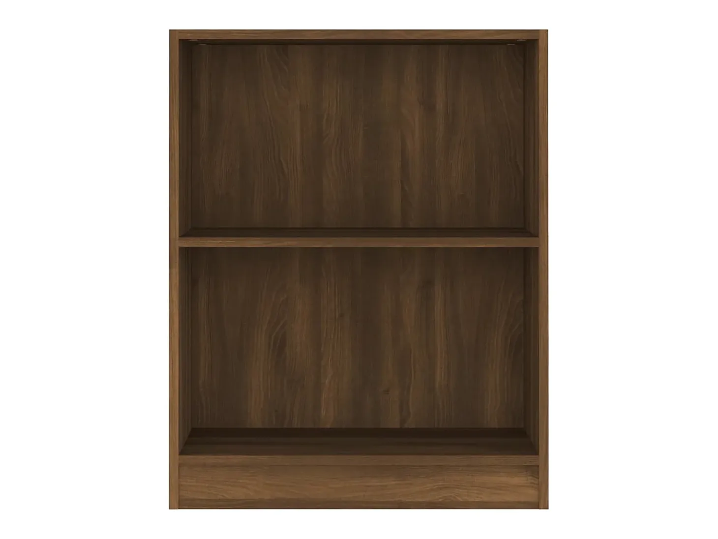 Estantería de madera contrachapada roble marrón 60x24x74,5 cm