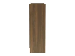 Estantería de madera contrachapada roble marrón 60x24x74,5 cm