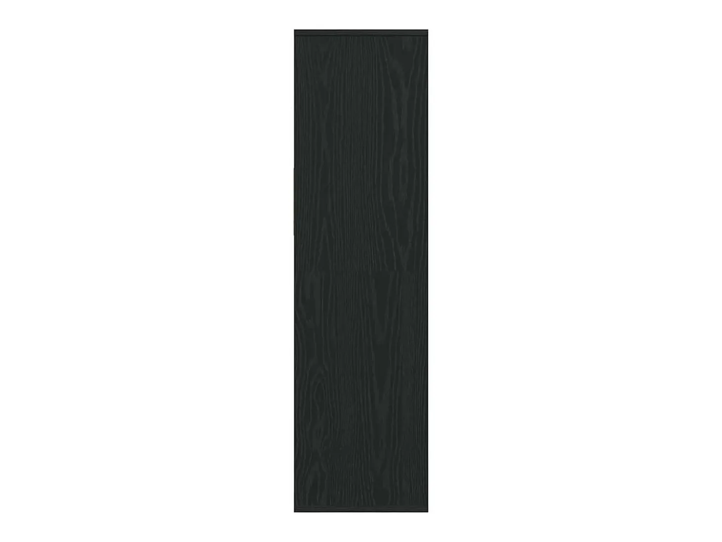 Estantería de madera contrachapada negra 34x31x112 cm