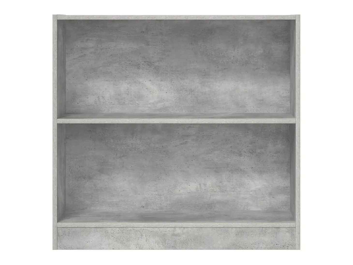 Estantería de madera contrachapada gris hormigón 80x24x75 cm