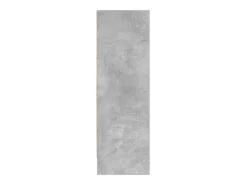 Estantería de madera contrachapada gris hormigón 80x24x75 cm