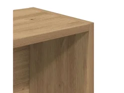 Estantería de madera de ingeniería roble artisan 31x24x102 cm