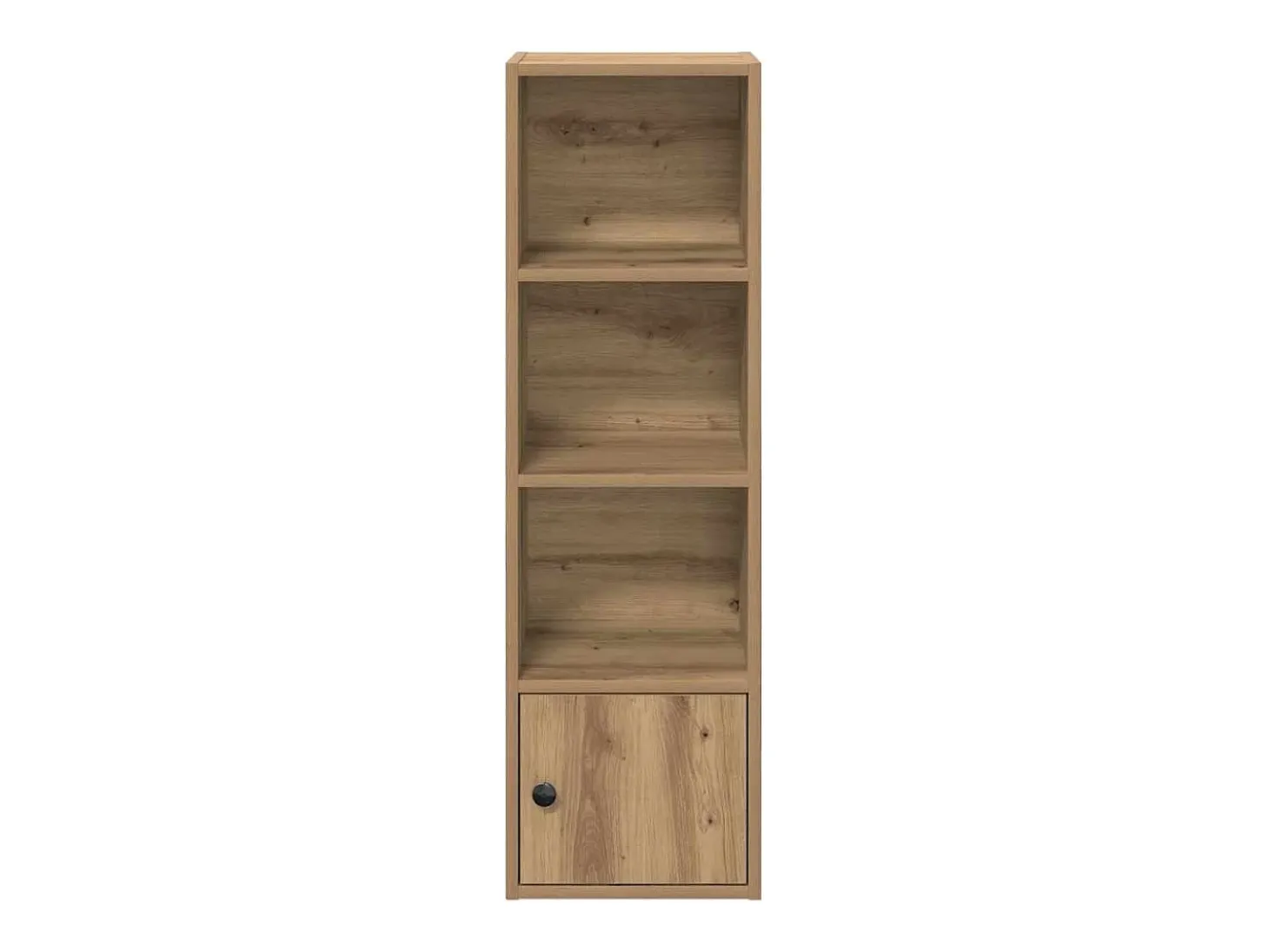 Estantería de madera de ingeniería roble artisan 31x24x102 cm