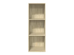 Estantería de madera de ingeniería roble Sonoma 40x30x114 cm