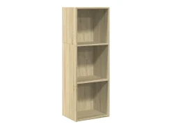 Estantería de madera de ingeniería roble Sonoma 40x30x114 cm